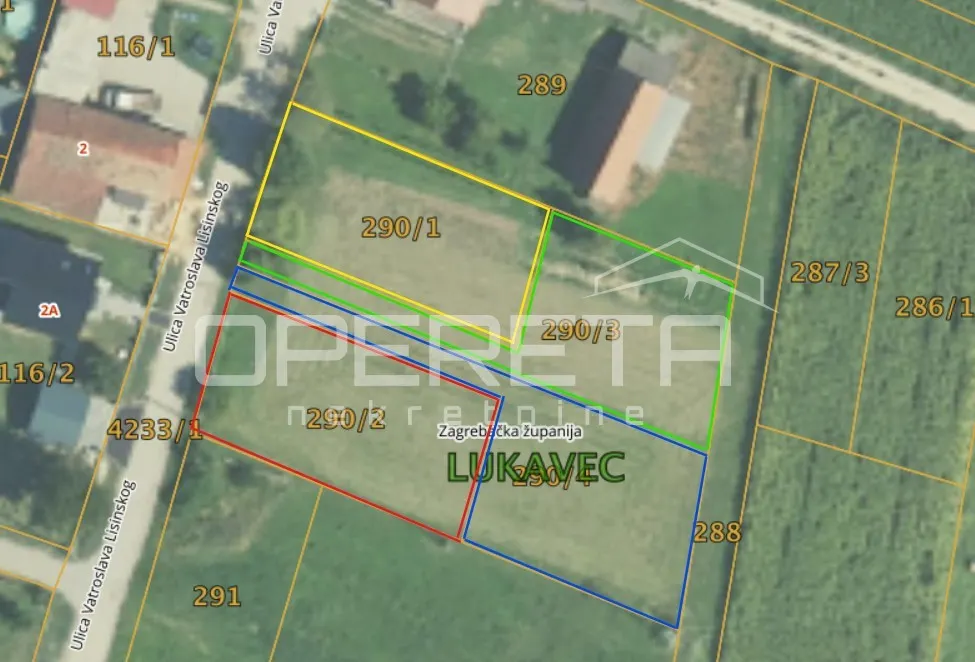 Zemljište - Vatroslava Lisinskog, Velika Gorica - okolica, Velika Gorica-okolica, 600m2