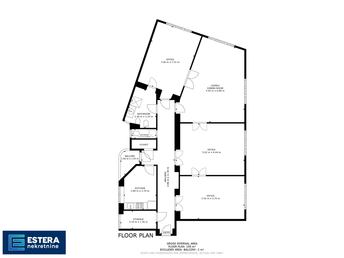 Stan - Donji Grad, 140m2