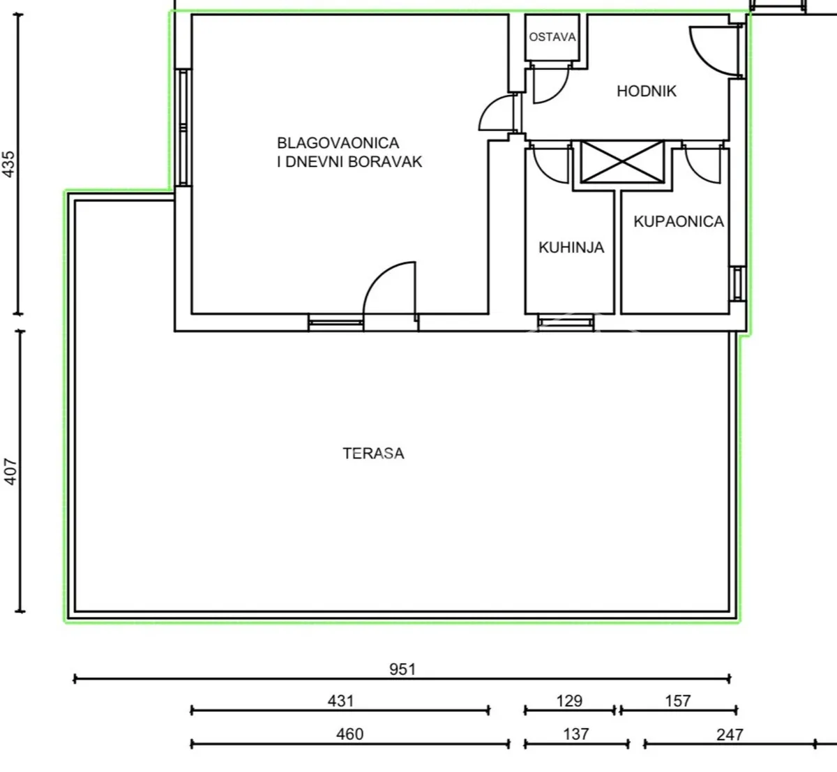 Apartment - Tuskanac, Centar, Zagreb, 44m2