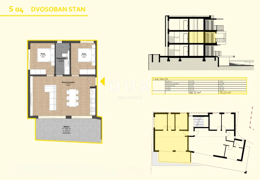Stan - Rogoznica, 70m2