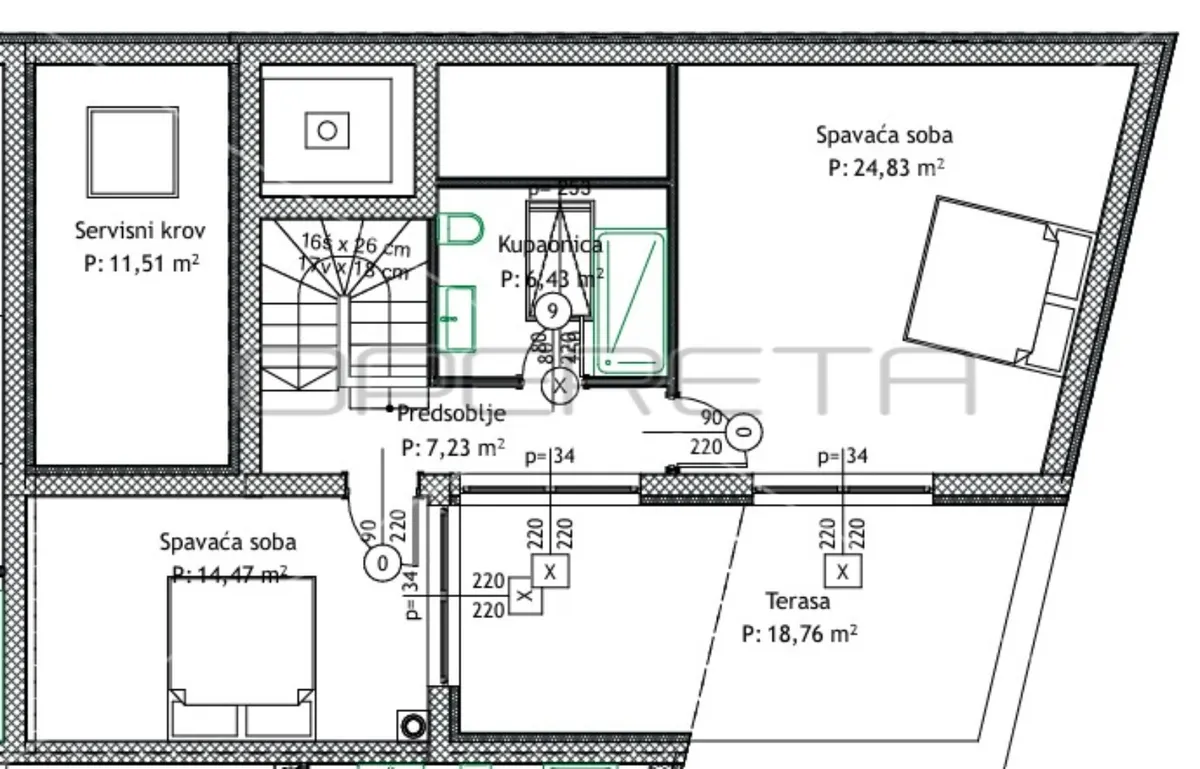 Apartment - Rovinj, Rovinj, Rovinj, 136m2