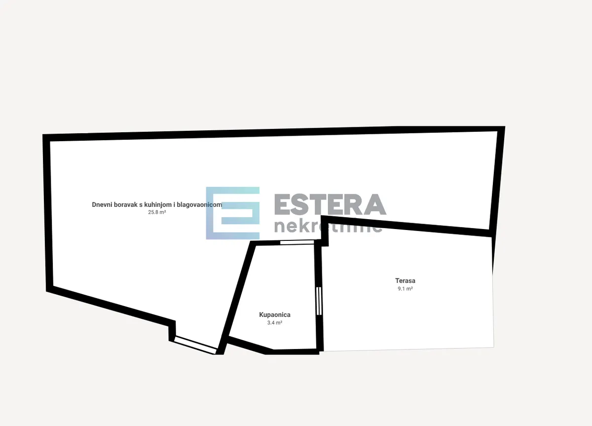 Stan - Biograd na Moru, 40m2