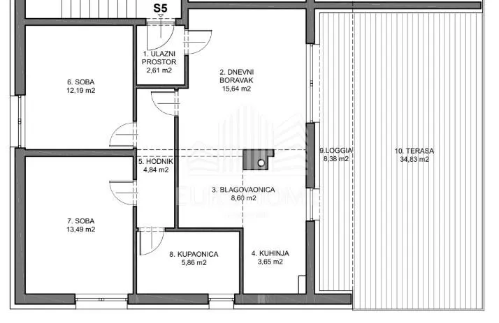 Apartment - Gornja Dubrava, 87m2