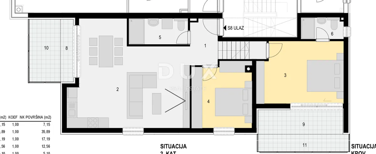 Stan - Kolan, 107.35m2