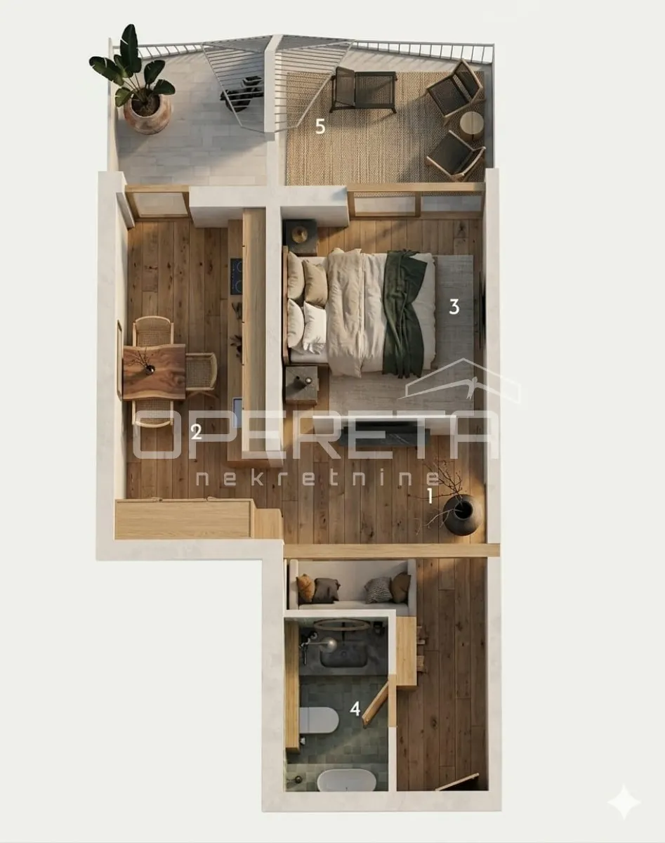 Apartment - put orišca, Split, Split, 42.35m2