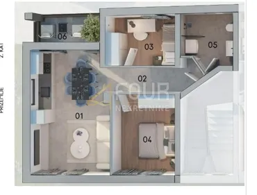 Stan - Pula, 60m2