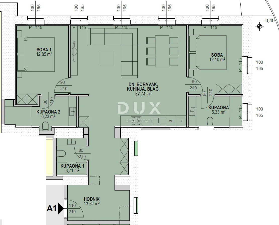 Apartment - Opatija, 92m2