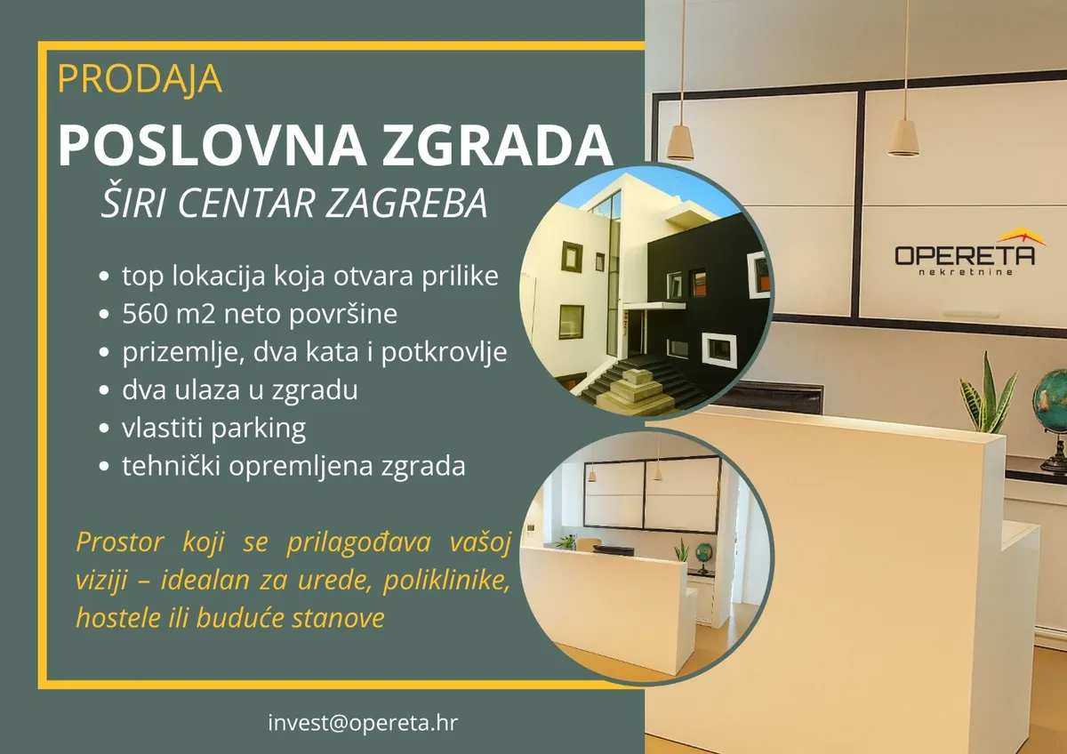 Commercial Space - Vinogradska, Centar, Zagreb, 580m2