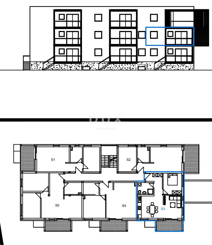 Stan - Vodice, 55.92m2