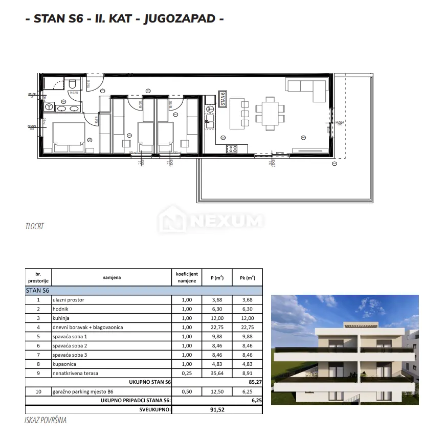 Stan - Kaštela, 112m2