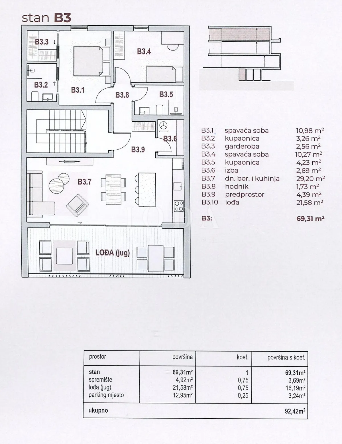 Apartment - Kraljevica, 92.42m2