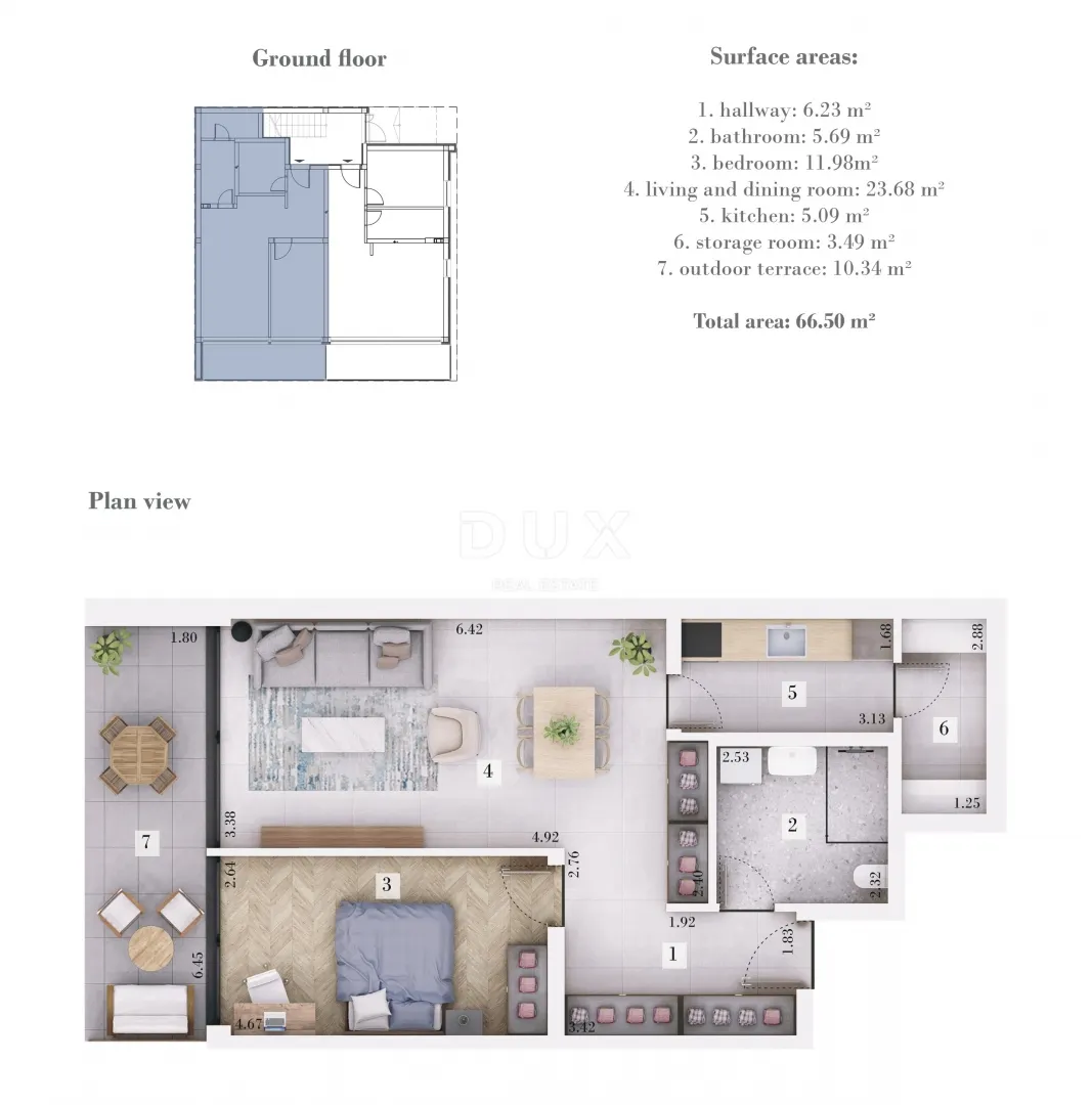 Apartment - Rovinj, 67m2
