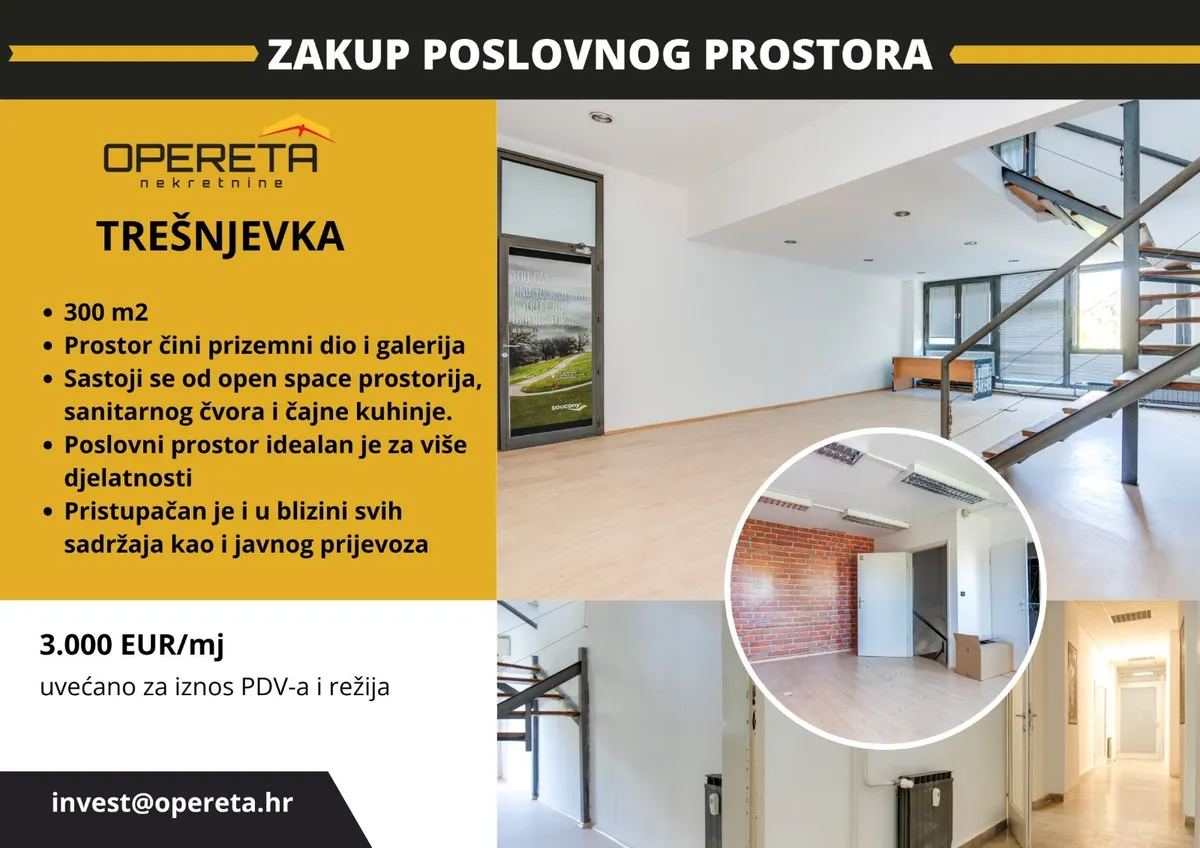 Ured - Selska, Trešnjevka sjever, Zagreb, 300m2