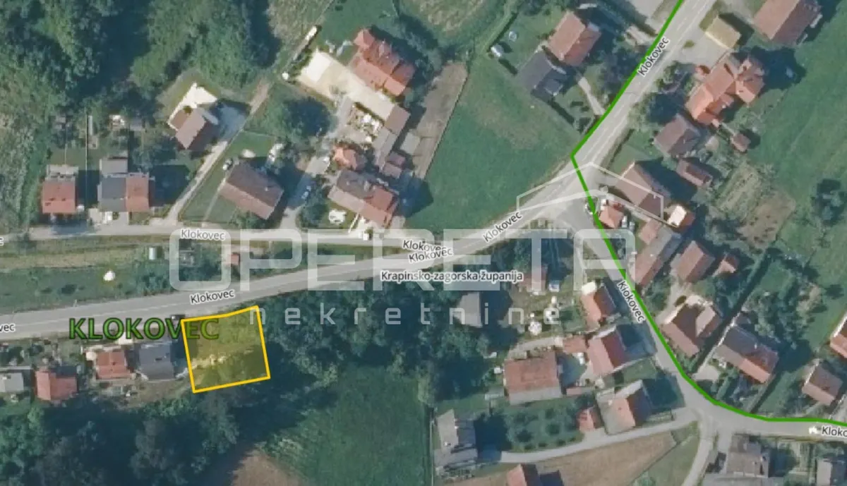 Land - Klokovec, Krapinske toplice, Krapinske Toplice, 640m2