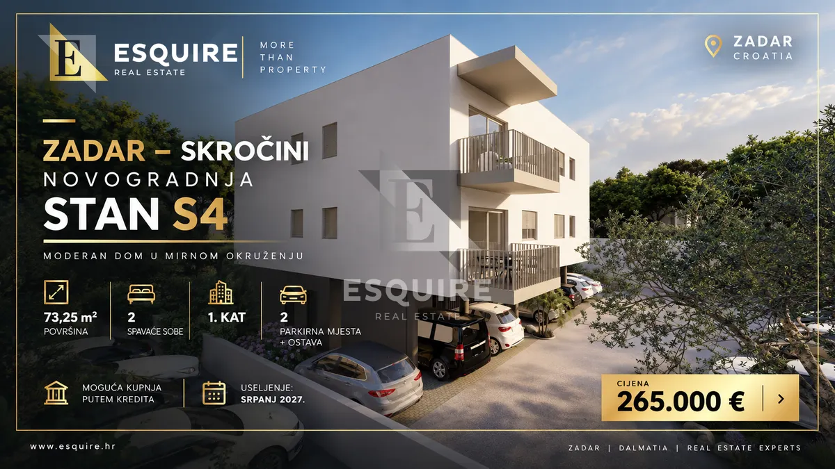 Apartment - Zadar, 73.25m2