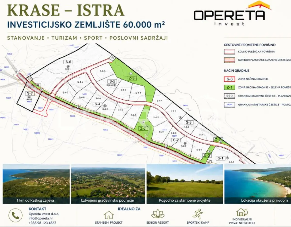 Zemljište - Belavići, Rakalj, Rakalj, 60000m2