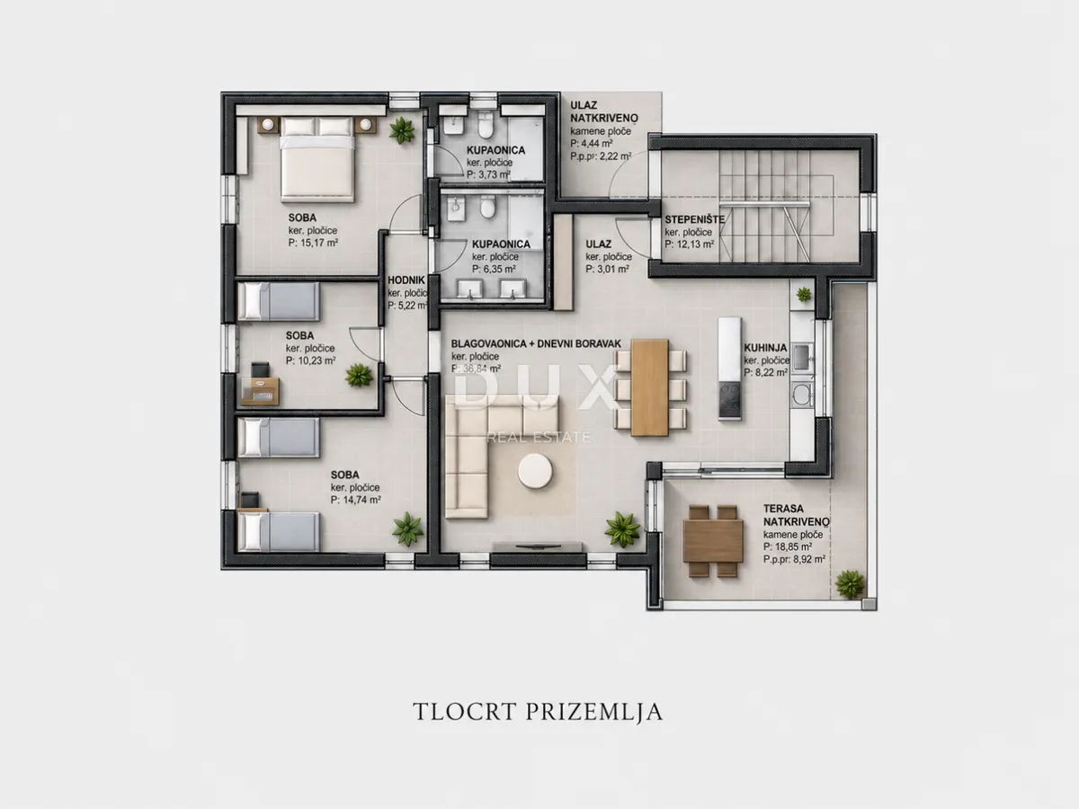 Stan - Rogoznica, 126m2