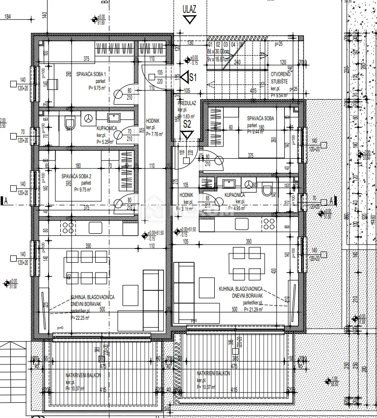 Stan - Trogir, 65m2
