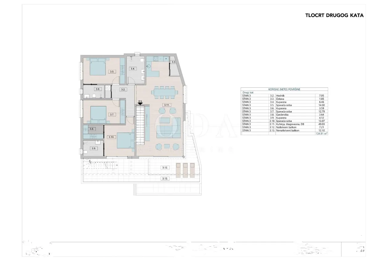 Apartment - Krk, 121.66m2