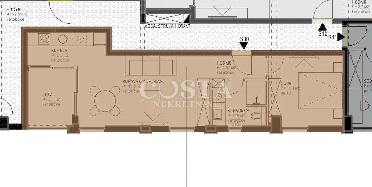 Stan - Zadar, 50m2