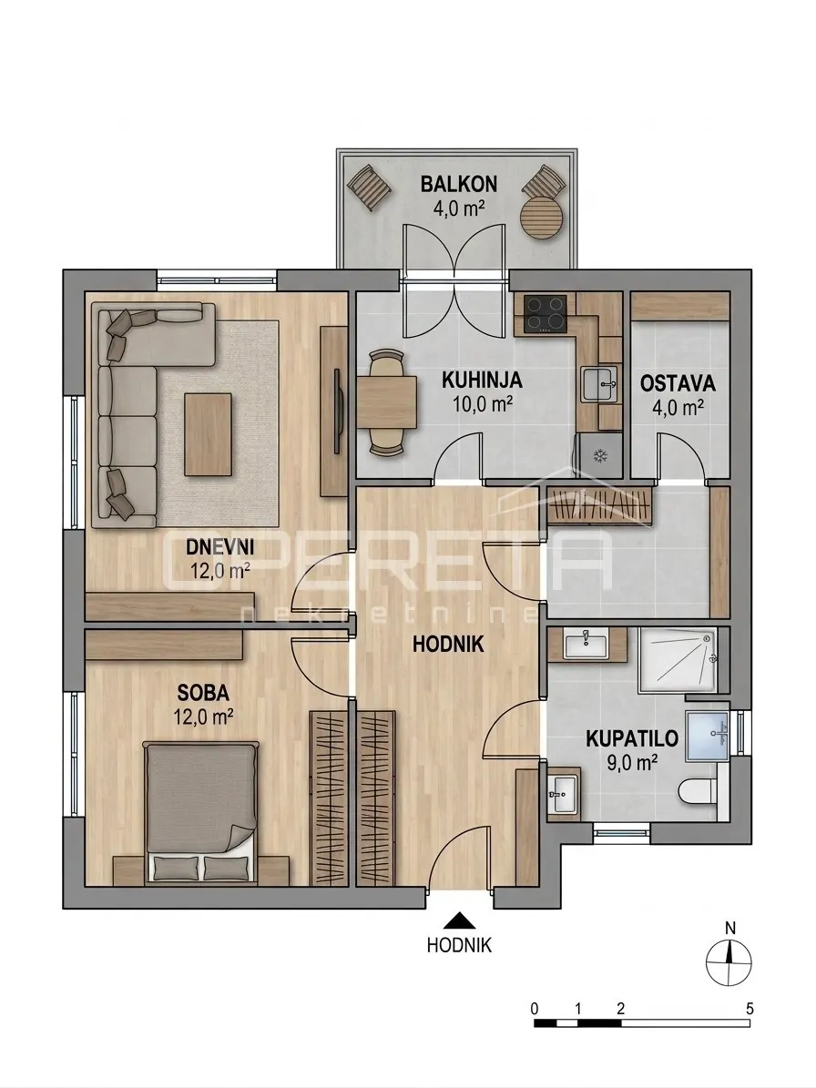 Apartment - Krležina, Pula, Pula, 55.05m2