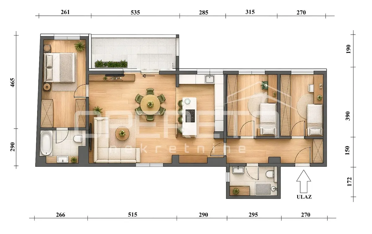 Apartment - Kranjčevićeva ulica, Trešnjevka sjever, Zagreb, 123m2