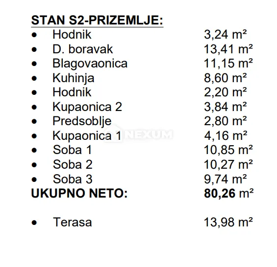 Stan - Okrug, 80m2