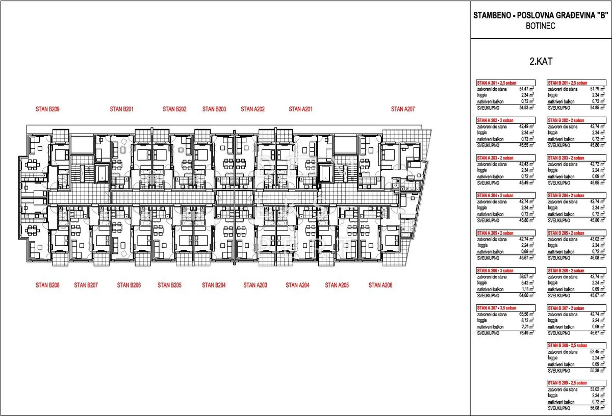 Stan - Novi Zagreb - Zapad, 64.6m2