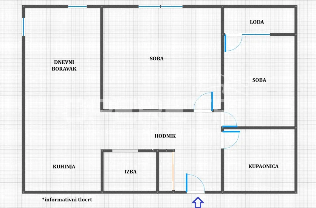 Apartment - Ivane Brlić-Mažuranić, Stenjevec, Zagreb, 55m2