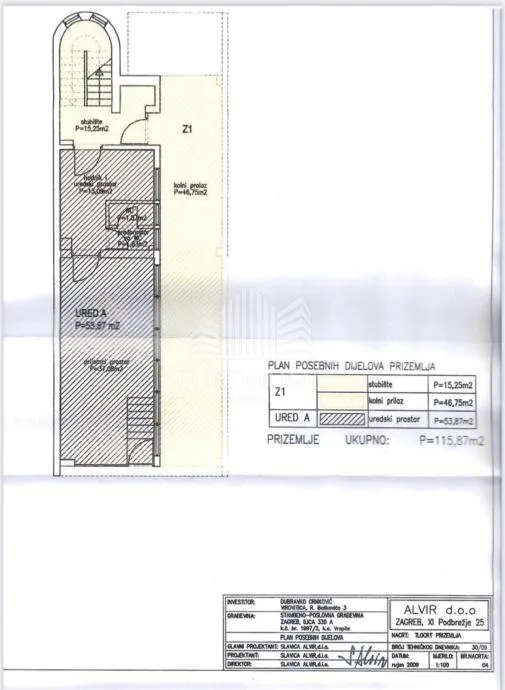 Commercial Space - Črnomerec, 53.87m2