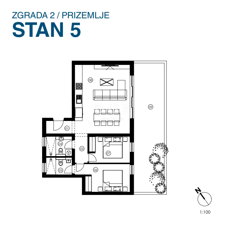 Stan - Tisno, 74.98m2
