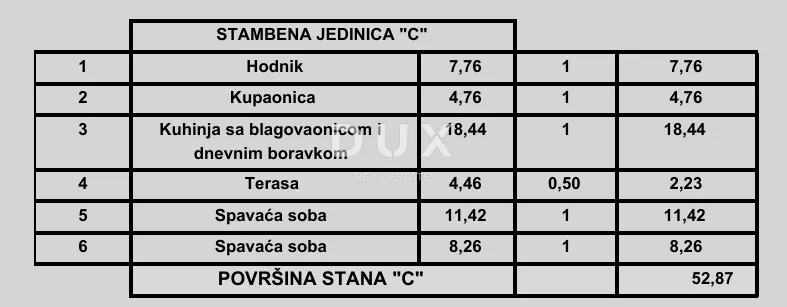 Stan - Poreč, 52.87m2