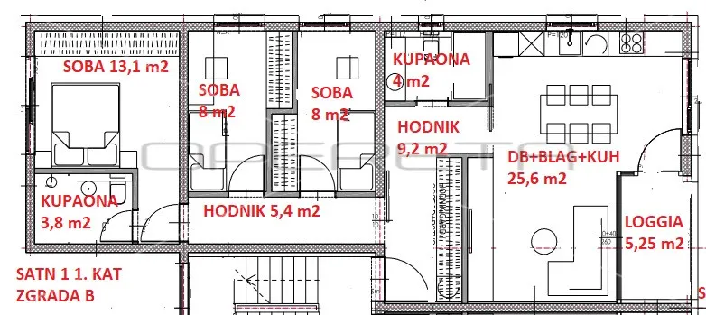 Stan - Velika Gorica - centar, Velika Gorica-Centar, Velika Gorica, 102m2