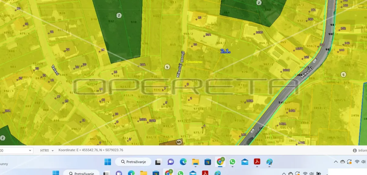 Land - Mikulići Gornji, Črnomerec, Zagreb, 1165m2