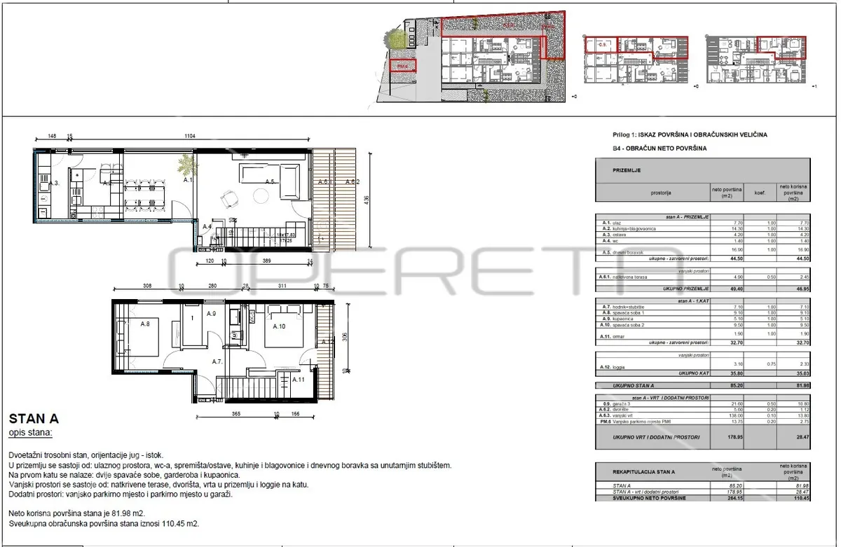 Apartment - Gripole, Rovinj, Rovinj, 110.45m2