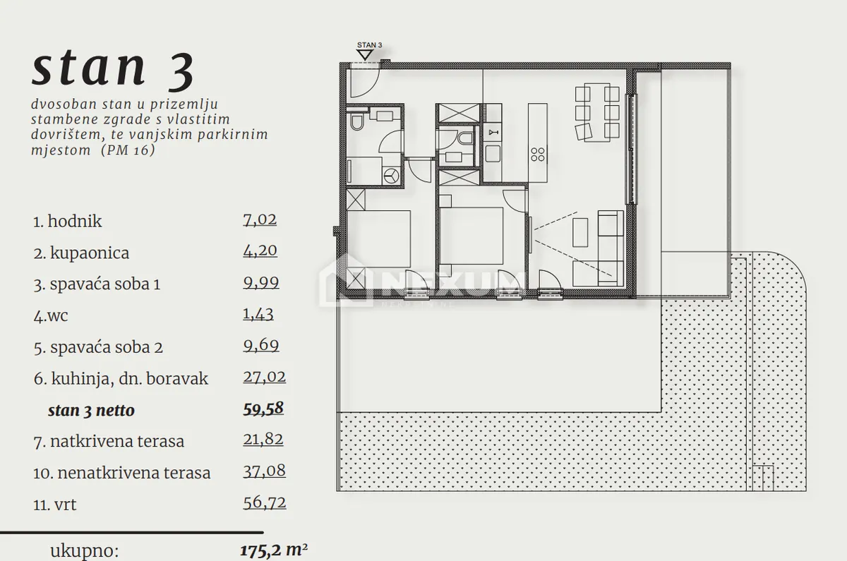 Stan - Okrug, 88m2