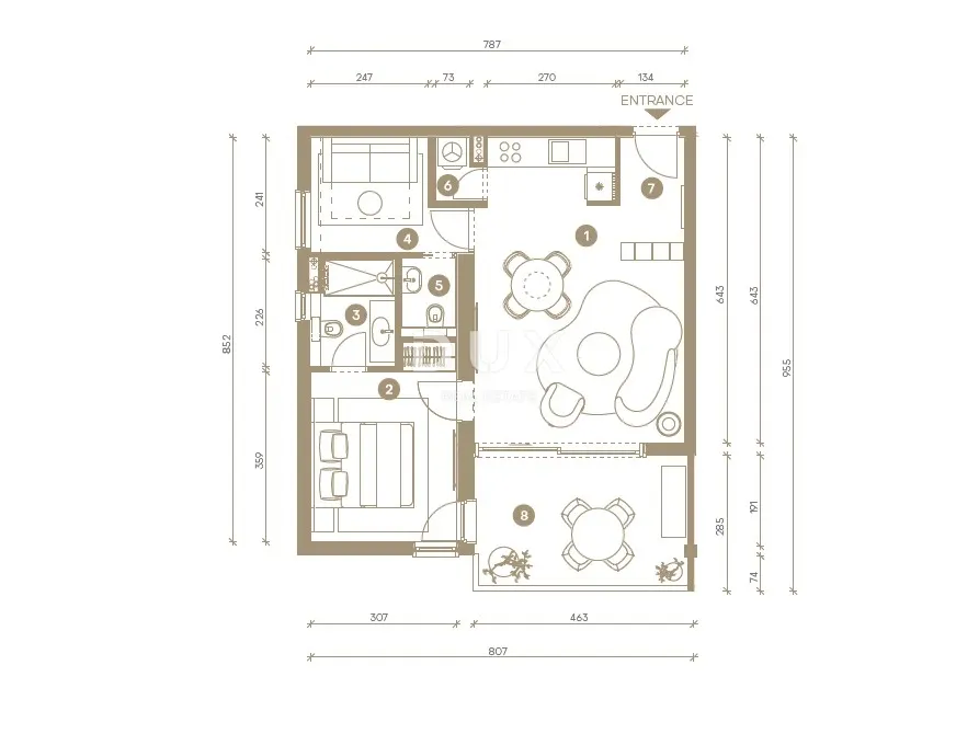 Apartment - Novi Vinodolski, 61m2