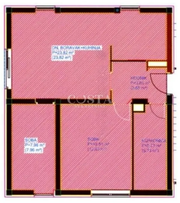 Stan - Privlaka, 69m2