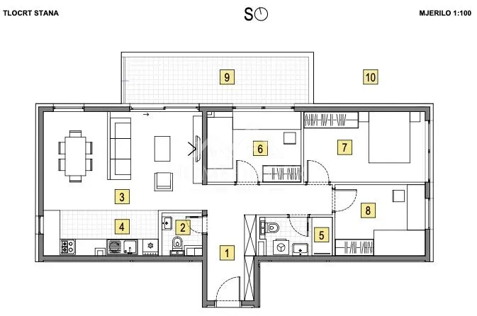 Apartment - Novi Zagreb - Istok, 88.98m2