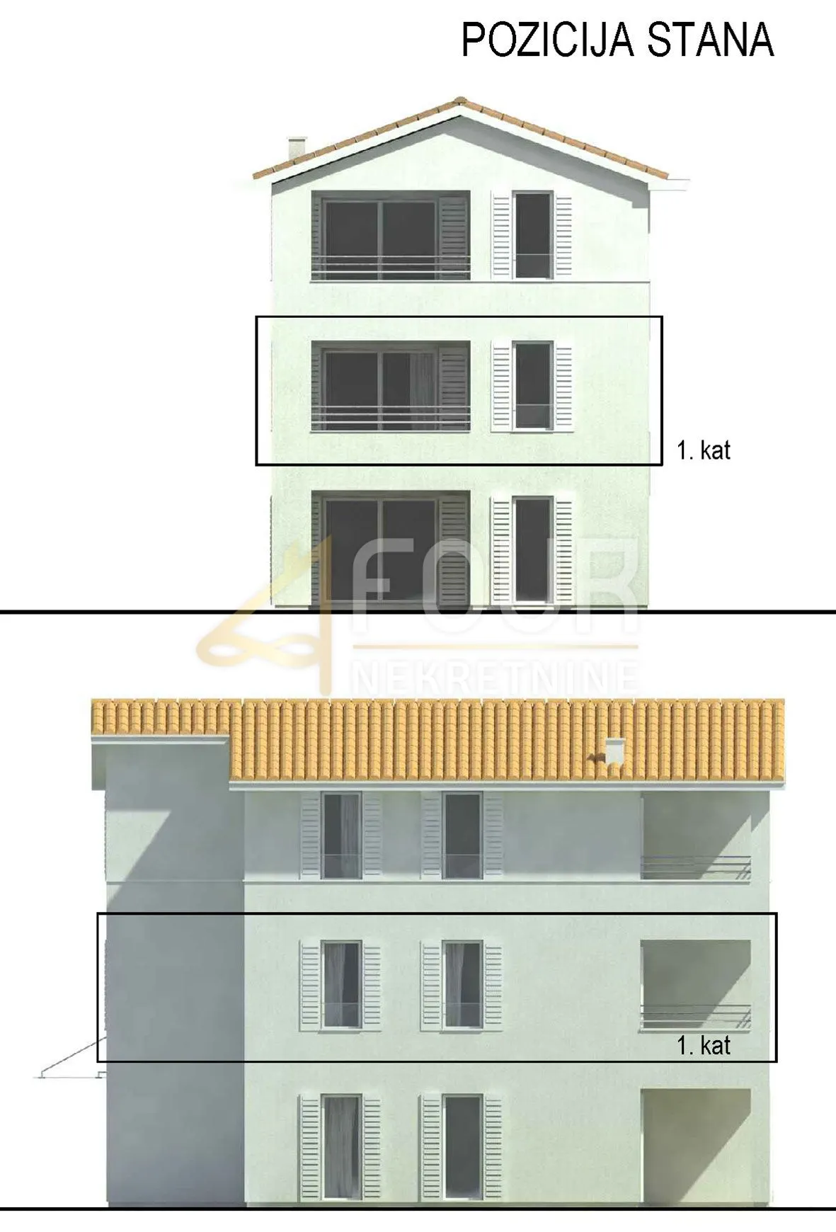Stan - Dobrinj, 61m2