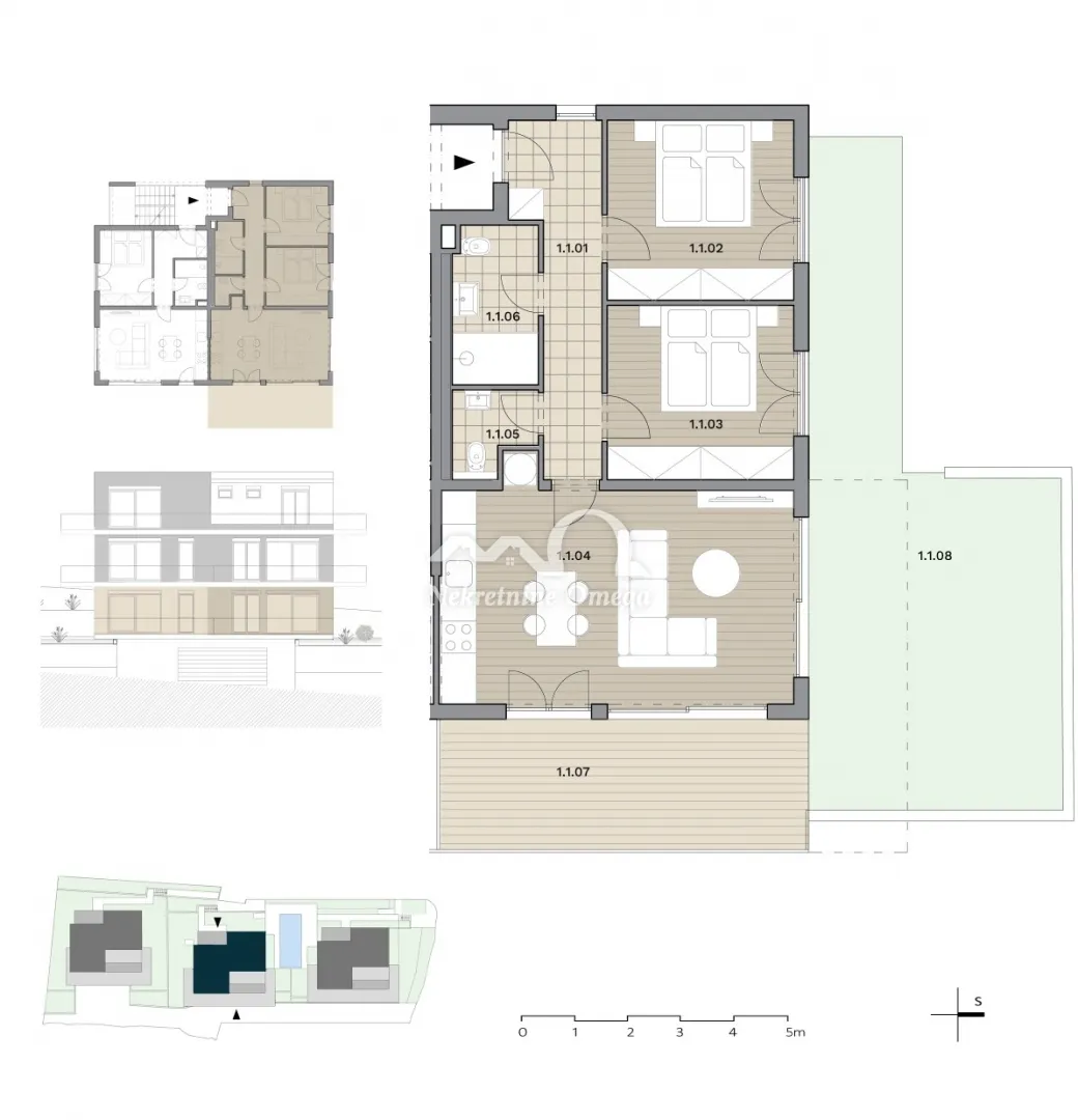 Stan - Rogoznica, 84m2