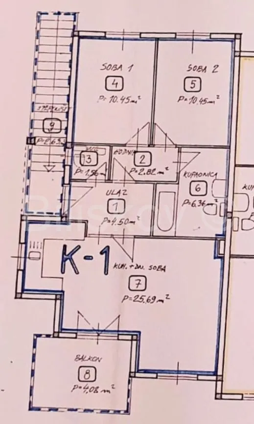 Stan - Pakoštane, 62m2