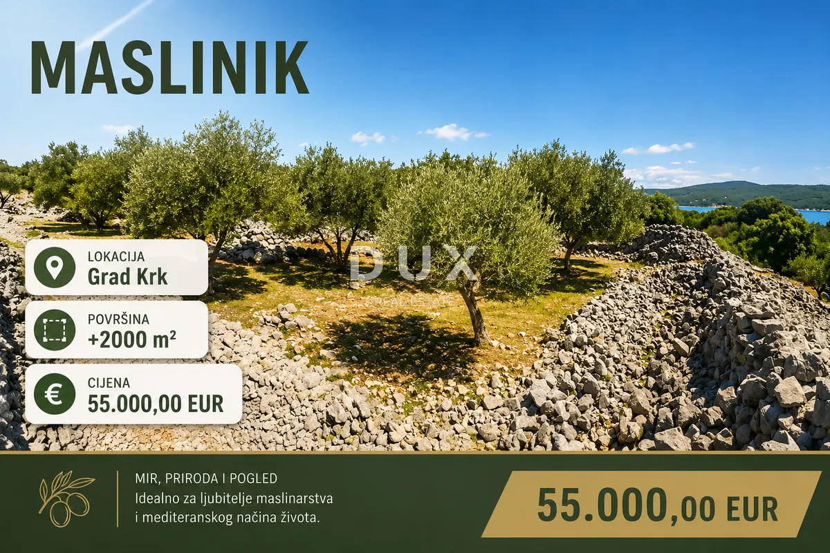 Zemljište - Krk, 2087m2
