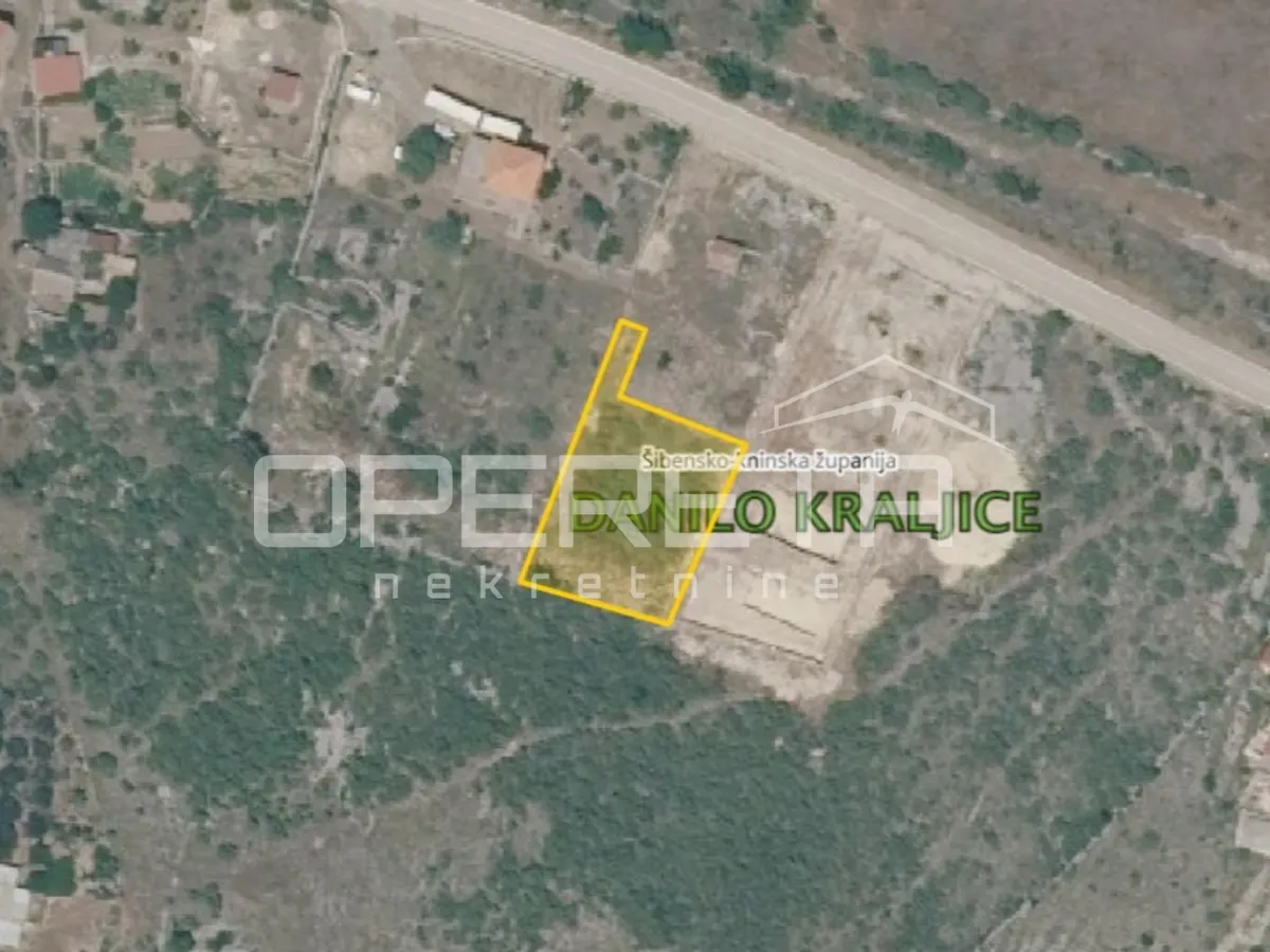Zemljište - Danilo Kraljice, Šibenik okolica, Šibenik, 1000m2