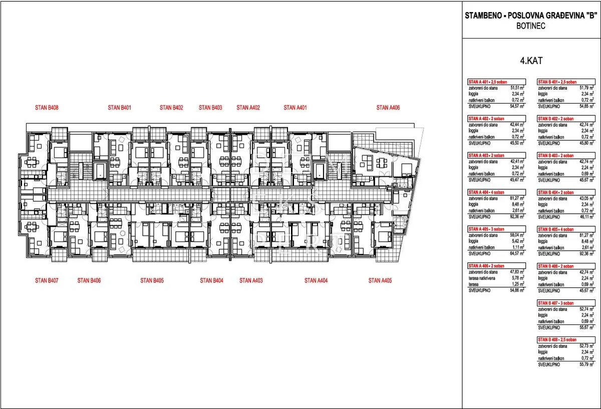 Stan - Novi Zagreb - Zapad, 92.36m2