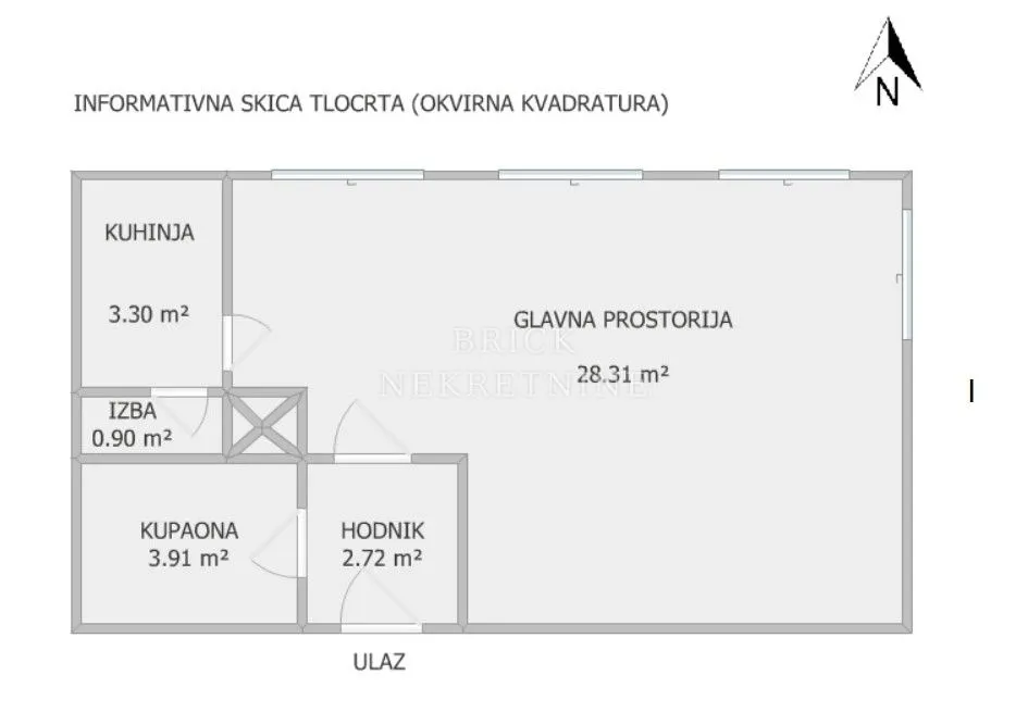 Poslovni Prostor - Donji Grad, 42m2