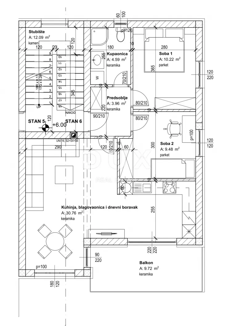 Apartment - Viškovo, 68.73m2