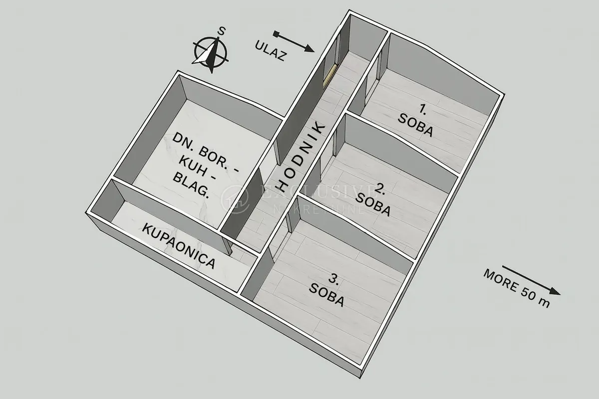 Apartment - Opatija, 70m2