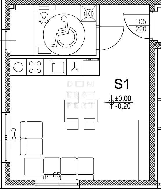 Stan - Sesvete, 38.16m2