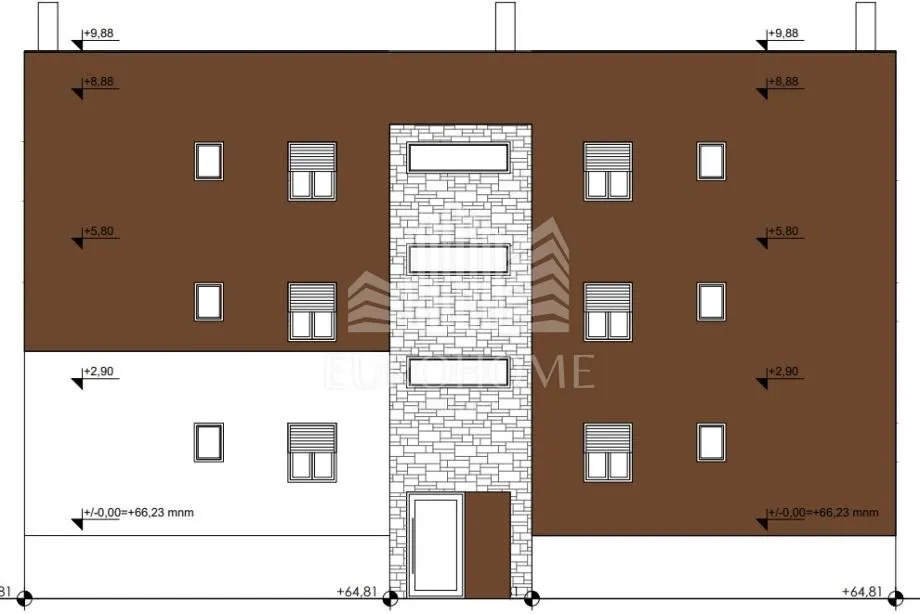 Apartment - Zadar, 56.16m2